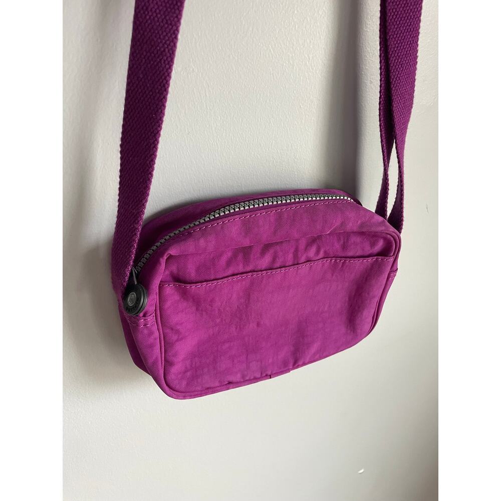 Kipling Magenta Pink Nylon Crossbody Bag Mini Travel Purse Womens Going Out - Picture 7 of 10